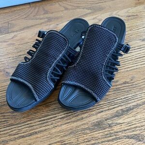 Black JBU Sport slip on Sandals
